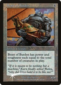 Beast of Burden (No Date), Prerelease Cards