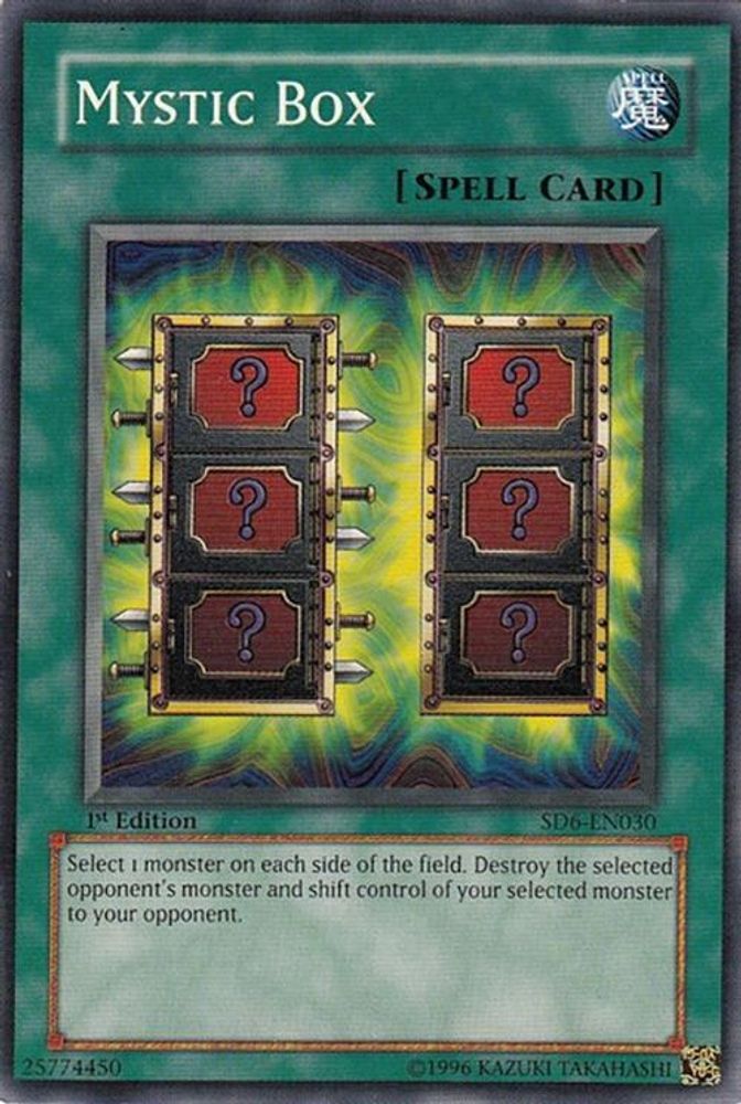 Mystic Box, 1st-edition, front