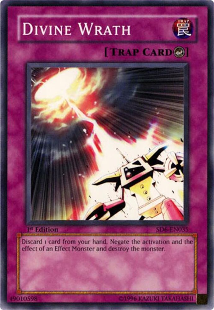 Divine Wrath, 1st-edition, front