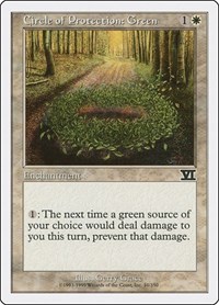 Circle of Protection: Green, Classic Sixth Edition