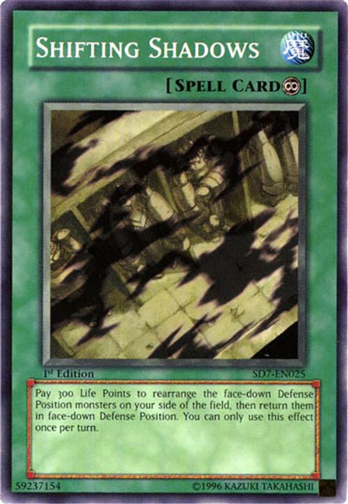 Shifting Shadows, 1st-edition, front