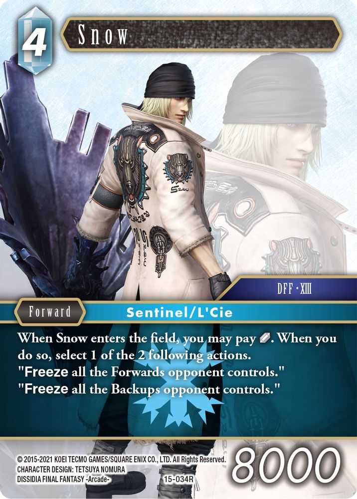 Snow, Standard, front