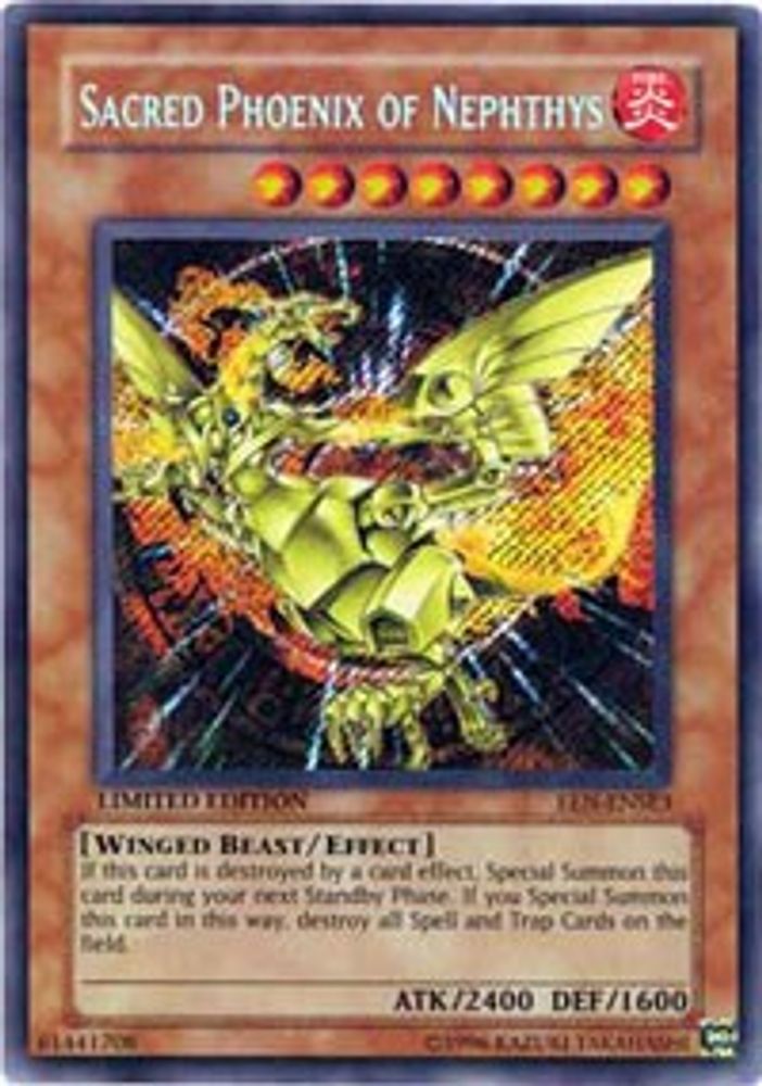 Sacred Phoenix of Nephthys, Limited, front