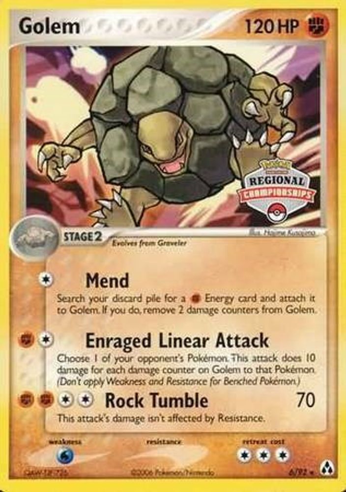 Golem - 6/92 (Regional Championships)