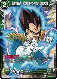 Vegeta, Preparing to Invade