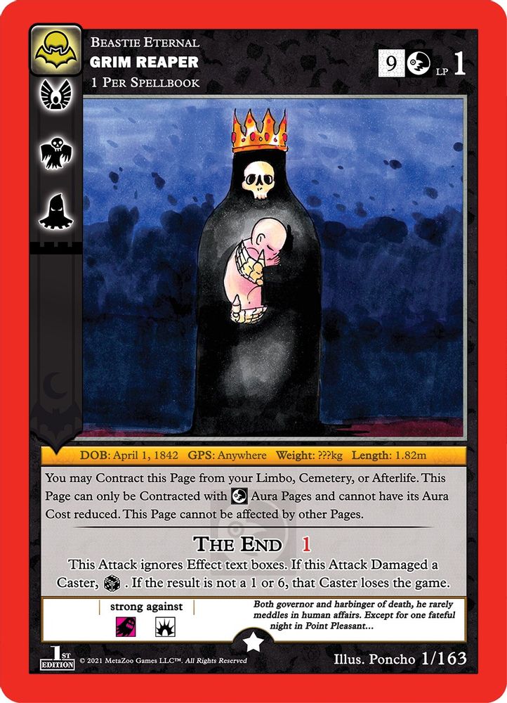 Grim Reaper, Standard, front