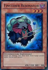 Dark Resonator (German) - "Finsterer Resonator"