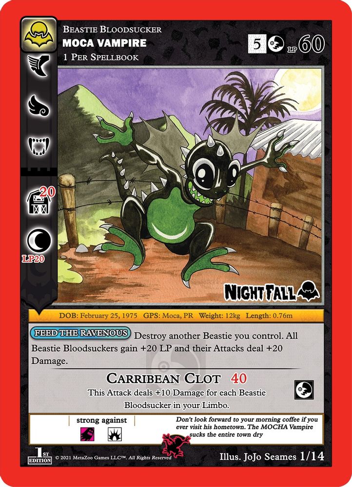 Moca Vampire, Holo, front
