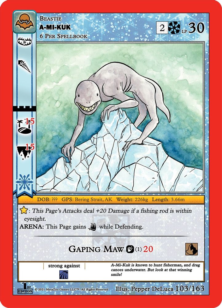 A-Mi-Kuk, Reverse-holo, front