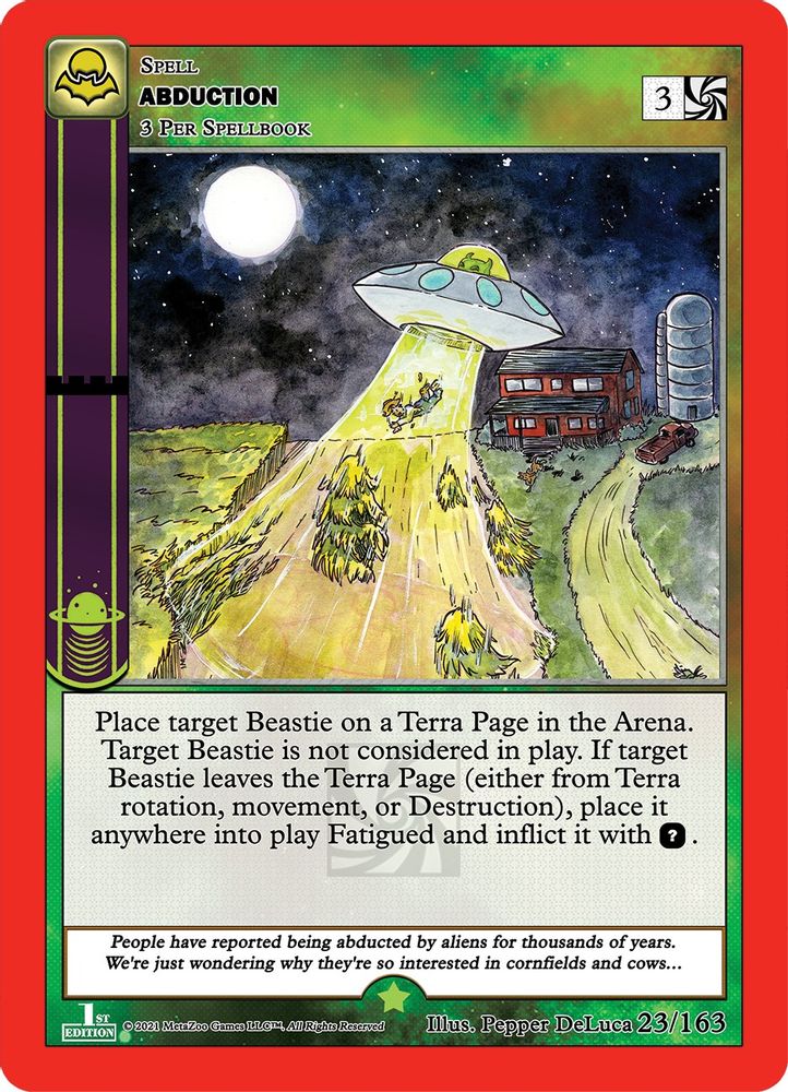 Abduction, Standard, front