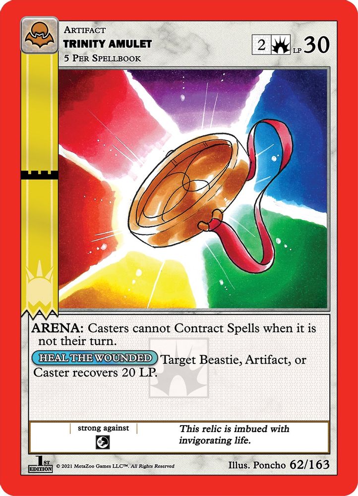 Trinity Amulet, Standard, front