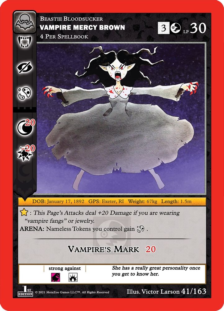 Vampire Mercy Brown, Standard, front
