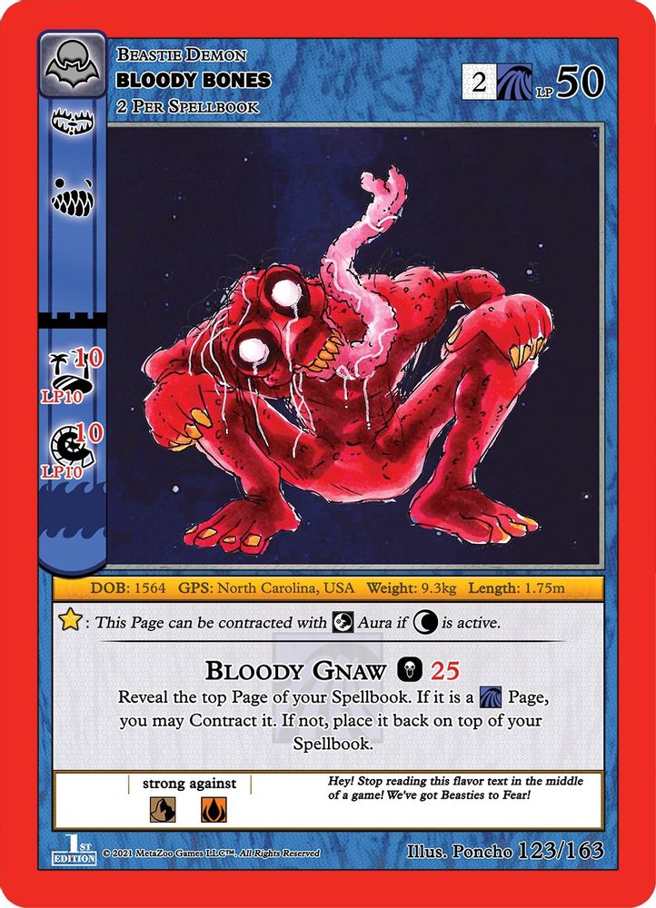 Bloody Bones, Standard, front