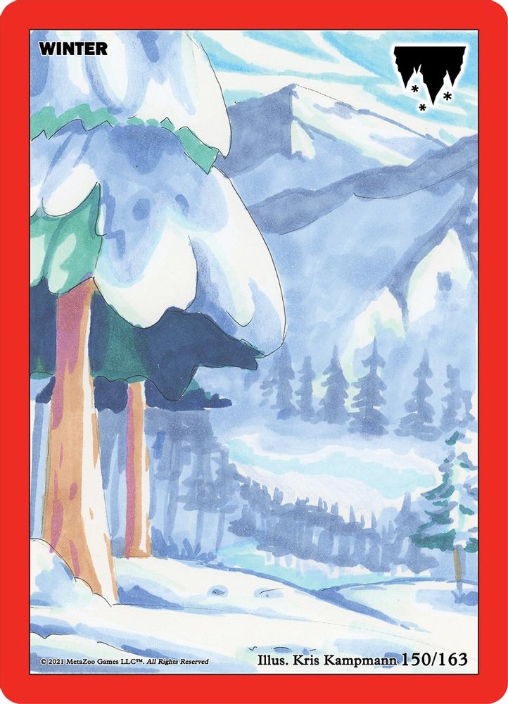 Winter, Standard, front