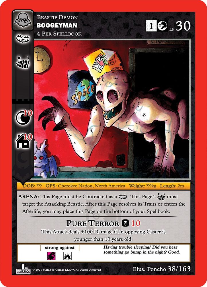 Boogeyman, Standard, front