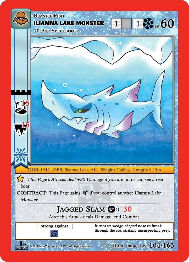 Iliamna Lake Monster, Standard, front