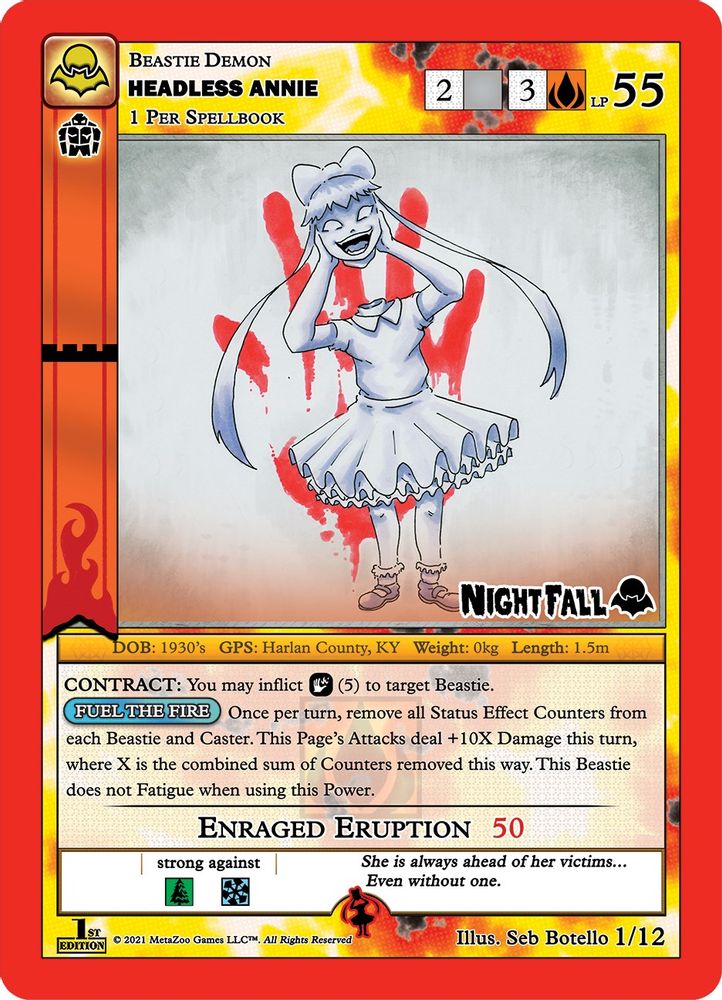 Headless Annie, Holo, front