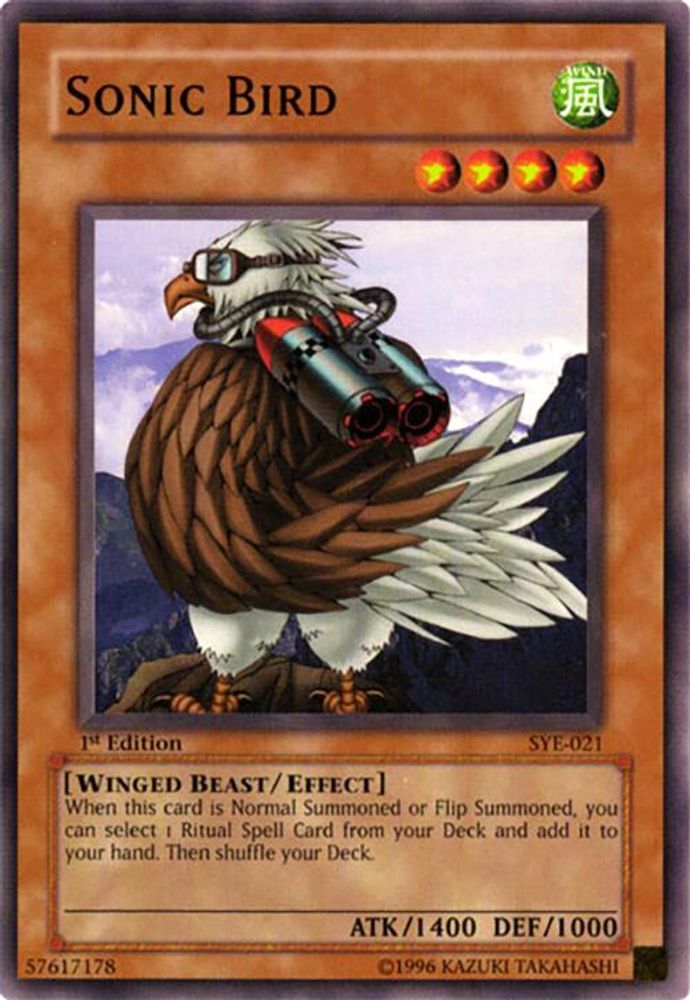 Sonic Bird, 1st-edition, front