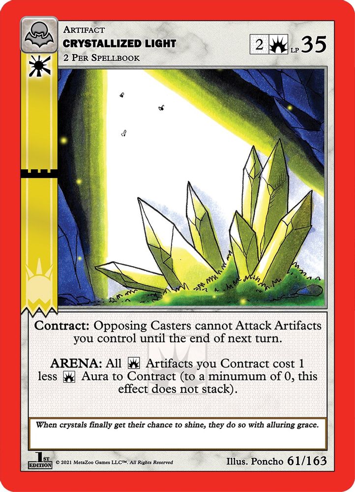 Crystallized Light, Standard, front