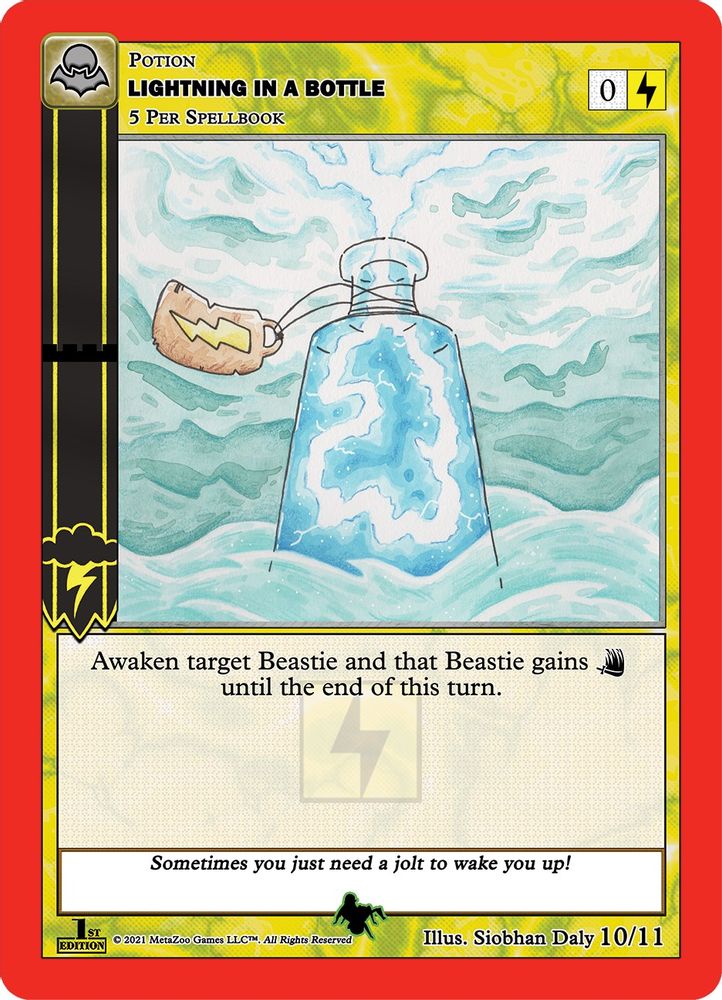 Lightning in a Bottle (Spider Grandmother), Standard, front