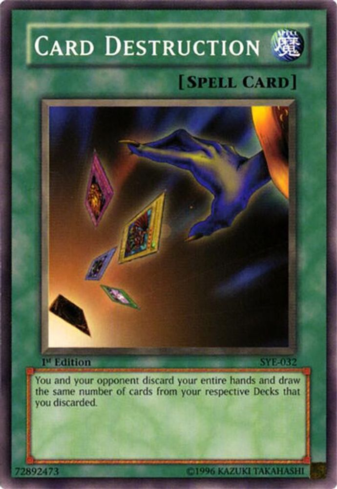 Card Destruction, 1st-edition, front