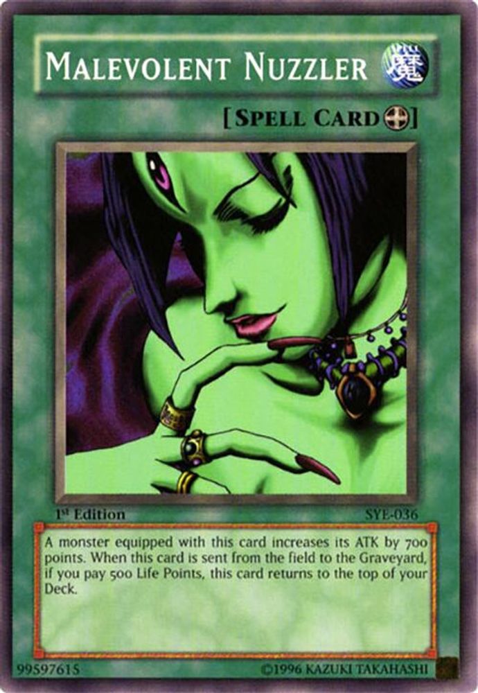 Malevolent Nuzzler, 1st-edition, front