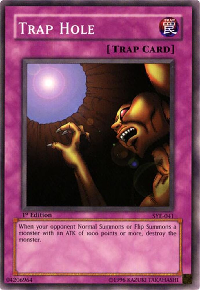Trap Hole, 1st-edition, front
