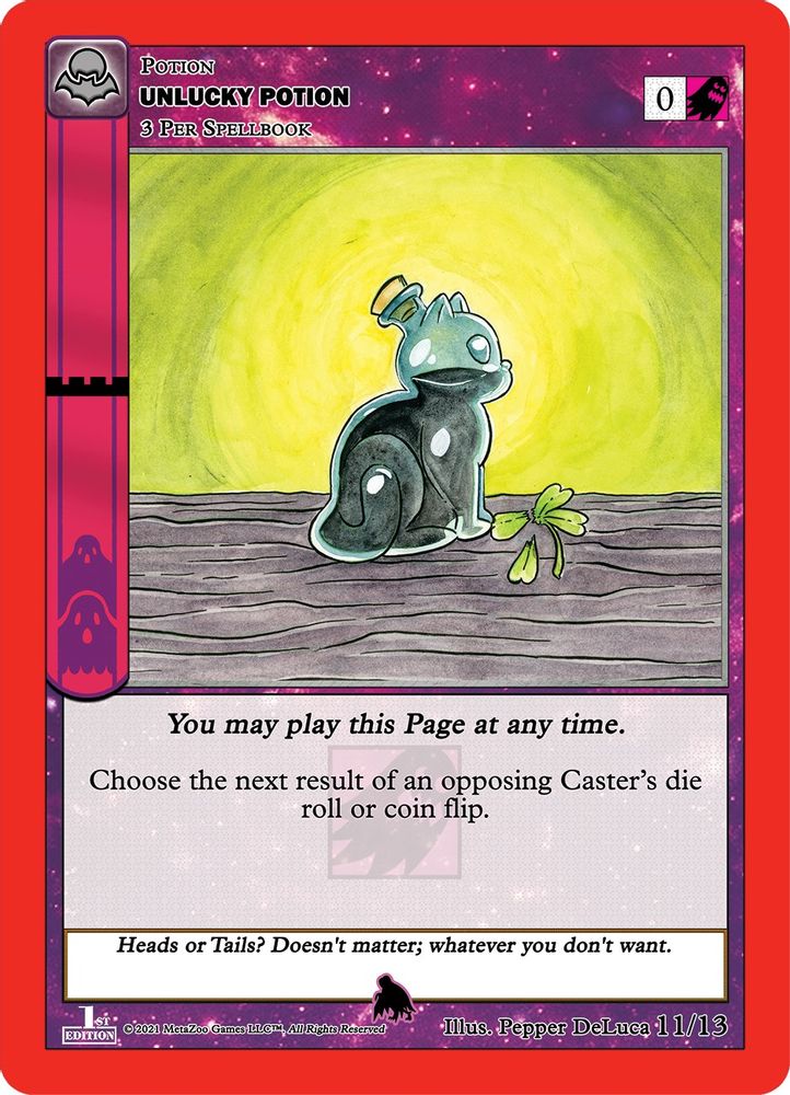 Unlucky Potion, Standard, front