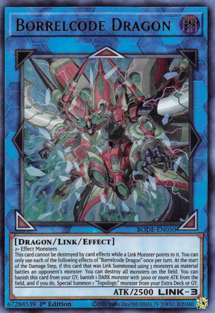 Borrelcode Dragon, 1st-edition, front