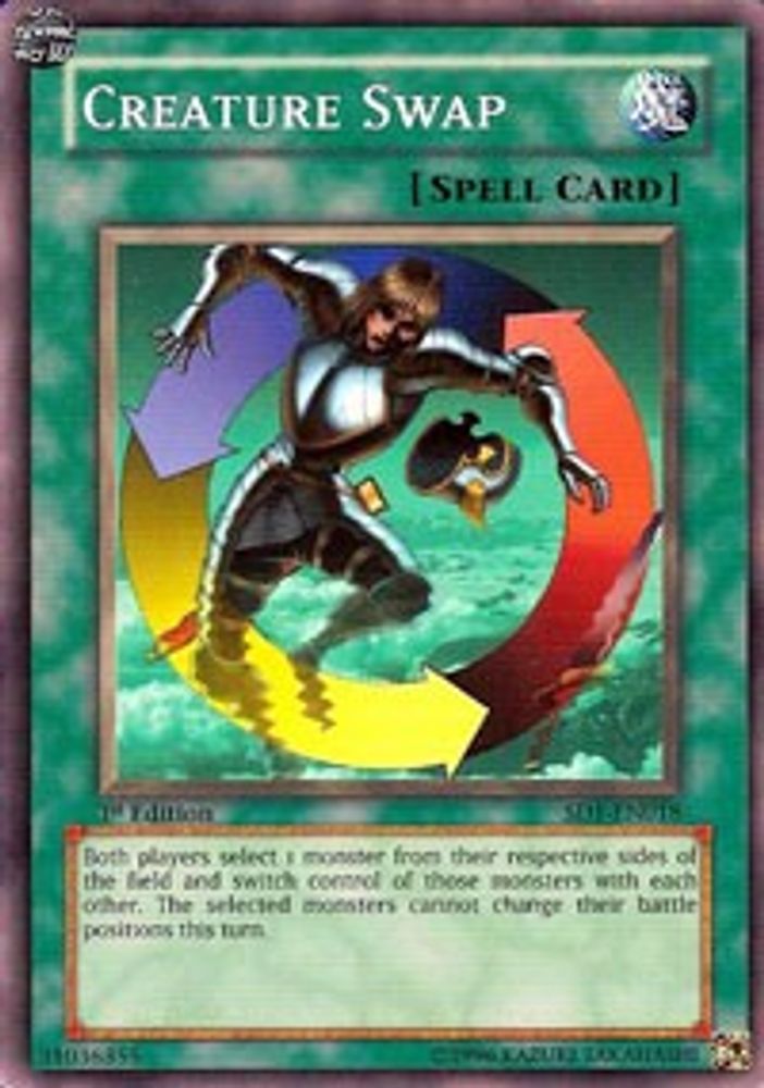 Creature Swap, 1st-edition, front