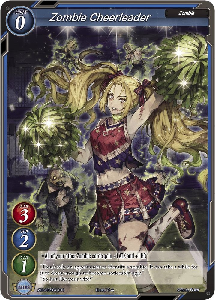 Zombie Cheerleader, Standard, front