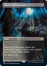 Shattered Sanctum (Borderless), Innistrad: Crimson Vow