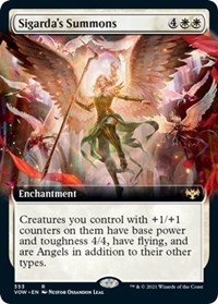 Sigarda's Summons (Extended Art), Innistrad: Crimson Vow