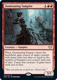 Dominating Vampire, Innistrad: Crimson Vow