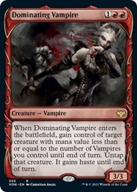 Dominating Vampire (Showcase), Innistrad: Crimson Vow