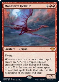 Manaform Hellkite, Innistrad: Crimson Vow