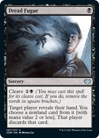 Dread Fugue, Innistrad: Crimson Vow