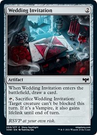 Wedding Invitation, Innistrad: Crimson Vow