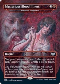 Mysterious Blood Illness - Vampires' Vengeance, Innistrad: Crimson Vow
