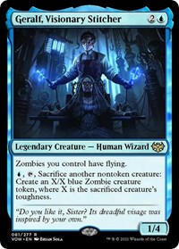 Geralf, Visionary Stitcher, Innistrad: Crimson Vow