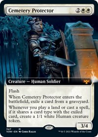 Cemetery Protector (Extended Art), Innistrad: Crimson Vow