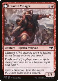 Fearful Villager, Innistrad: Crimson Vow