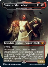 Sisters of the Undead - Olivia, Crimson Bride, Innistrad: Crimson Vow