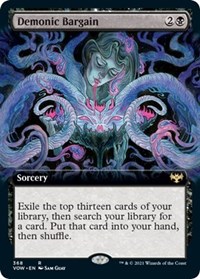 Demonic Bargain (Extended Art), Innistrad: Crimson Vow