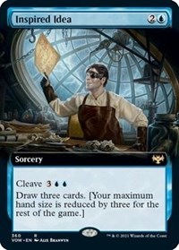 Inspired Idea (Extended Art), Innistrad: Crimson Vow