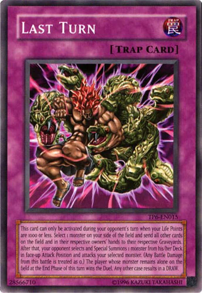 Last Turn, Unlimited, front