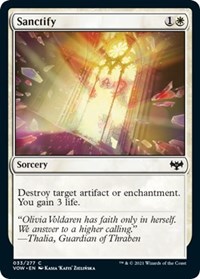 Sanctify, Innistrad: Crimson Vow