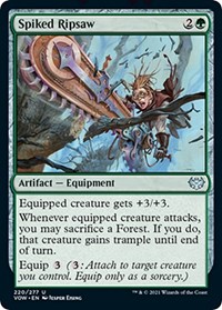 Spiked Ripsaw, Innistrad: Crimson Vow