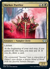 Markov Purifier, Innistrad: Crimson Vow