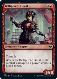 Belligerent Guest (Showcase), Innistrad: Crimson Vow